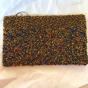 Embellished beaded wallet for everyday or going out. Colors are vibrant!